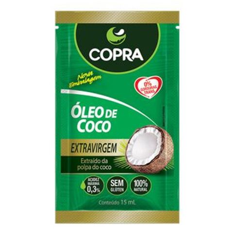 Sachê Óleo de Coco Extravirgem 15ml - Copra
