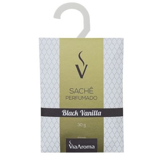 Sache Perfumado - Aroma Black Vanilla - 30g - Via Aroma