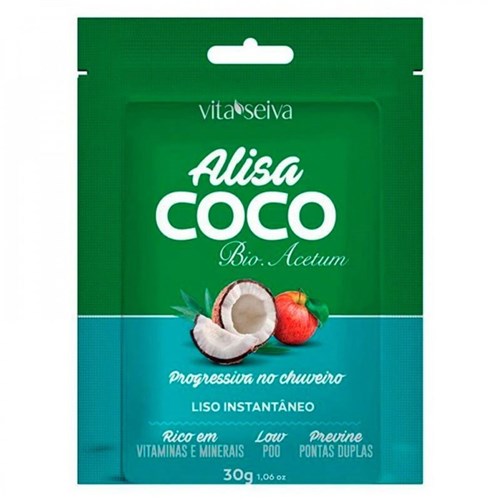 Sachê Vita Seiva Alisa Coco Progressiva no Chuveiro 30G