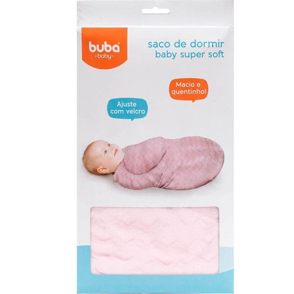 Saco de Dormir Baby Super Soft Rosa - Buba Baby