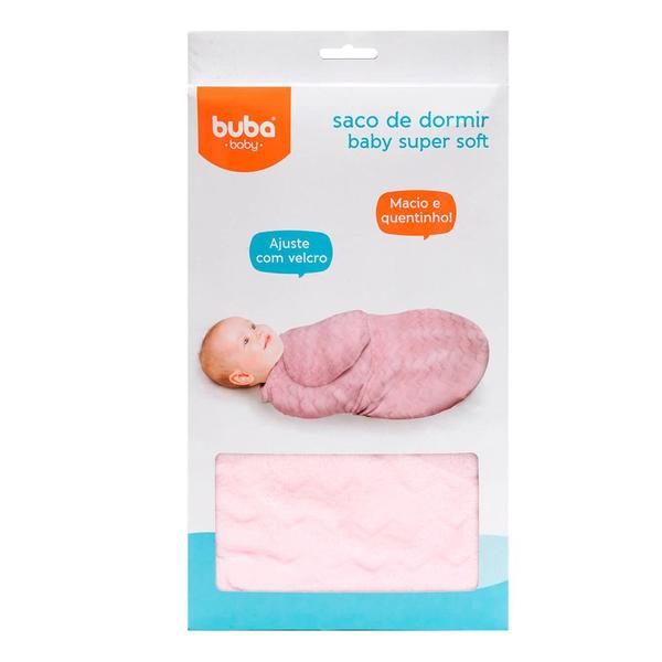 Saco de Dormir Buba Zoo Baby Super Soft - Rosa