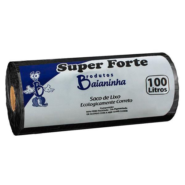 Saco de Lixo Baianinha Super Forte 100 Litros