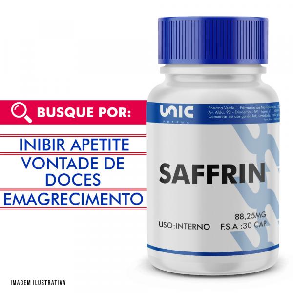 Saffrin 88,25mg 30 Caps - Unicpharma