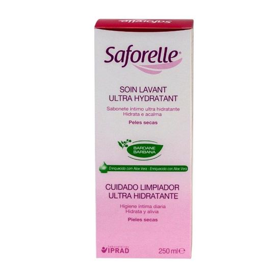 Saforelle Ultra Hydratant Peles Secas Sabonete Intimo 250ml