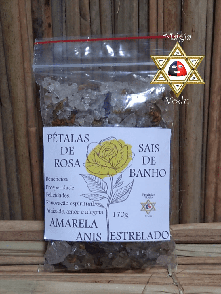 Sais de Banho - Rosa Amarela & Anis Estrelado - 170G