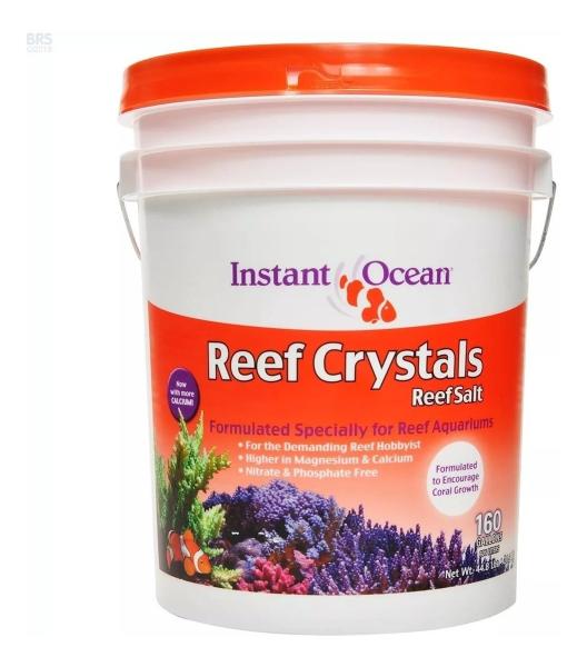 Sal Marinho Instant Ocean Reef Crystals 20,3kg Faz 605 Lts