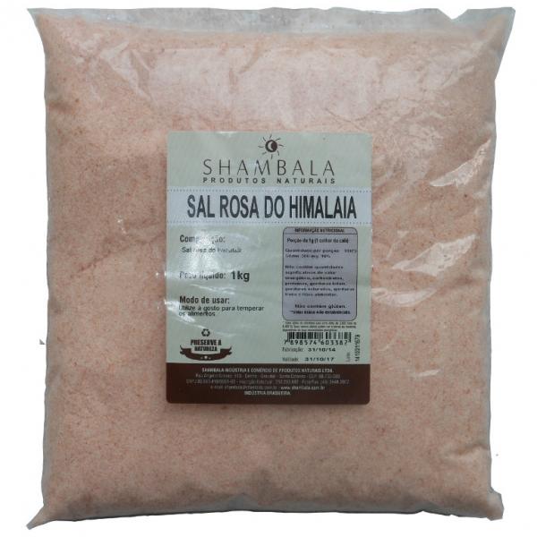 Sal Rosa do Himalaia Fino 1kg - Shambala