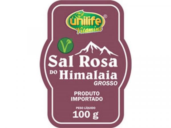 Sal Rosa do Himalaia Grosso com Moedor 100g Unilife