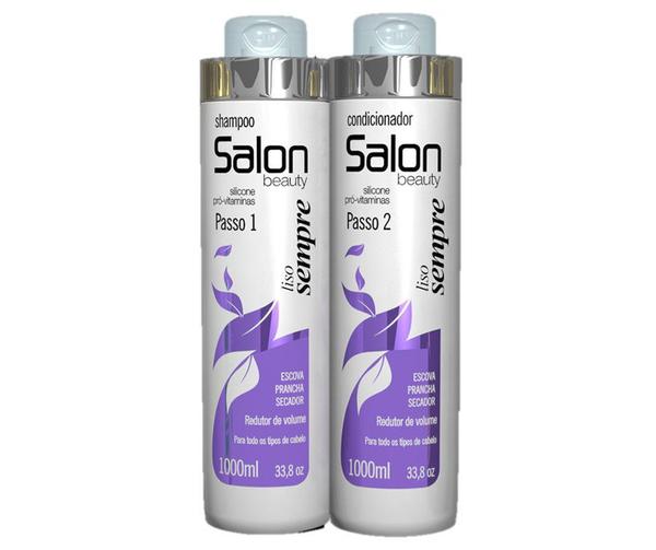 Salon Beauty Liso Sempre Shampoo e Condicionador 1L