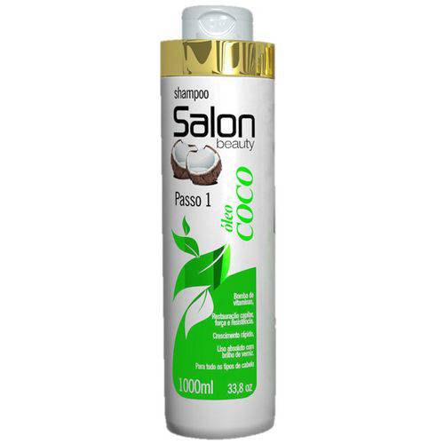 Salon Beauty Shampoo Óleo de Coco 1l