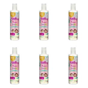 Salon Line Baby Shampoo Infantil Todos Cabelos 300ml - Kit com 06