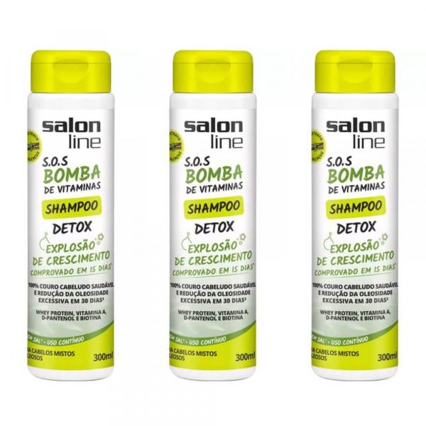 Salon Line Bomba Detox Shampoo 300ml (Kit C/03)