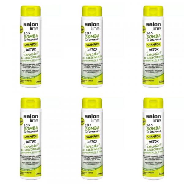 Salon Line Bomba Detox Shampoo 300ml (Kit C/06)