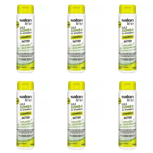 Salon Line Bomba Detox Shampoo 300ml (kit C/06)