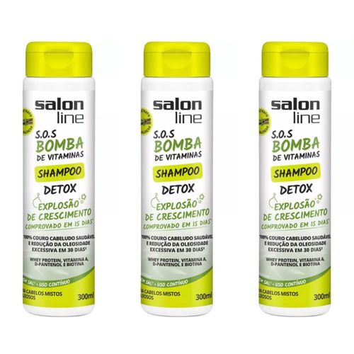 Salon Line Bomba Detox Shampoo 300ml (kit C/03)