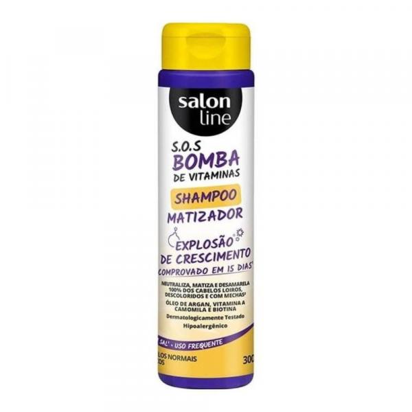 Salon Line Bomba Matizante Cabelos Normais/ Secos Shampoo 300ml