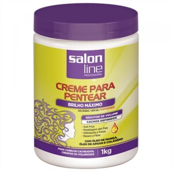 Salon Line Brilho Máximo Creme P/ Pentear 1kg