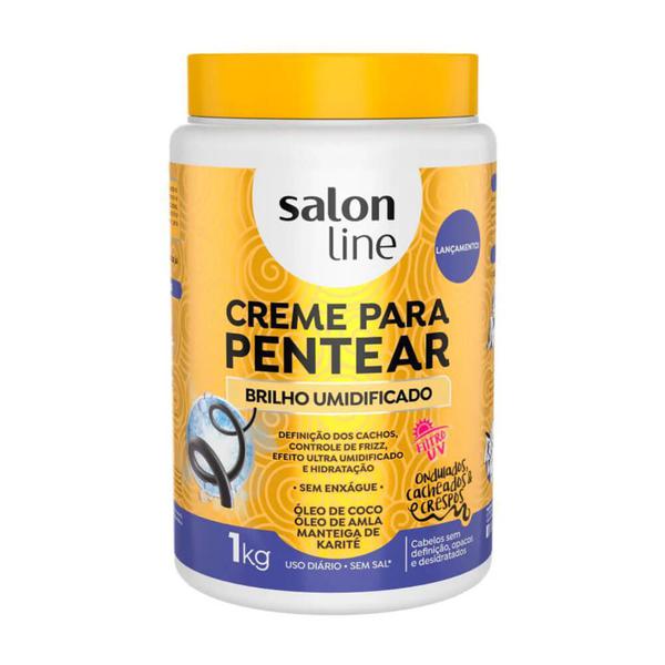 Salon Line Brilho Umidificado Creme P/ Pentear 1kg
