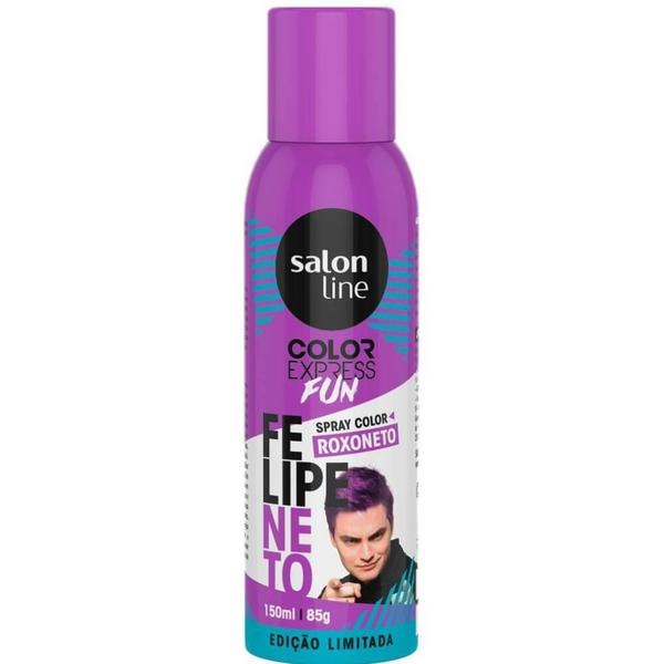 Salon Line Color Express Felipe Neto Tinta Spray Roxo