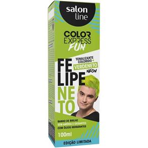 Salon Line Color Express Tonalizante Neon Felipe Neto 100ML - Verde