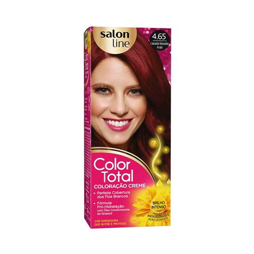 Salon Line Color Total 4.65 Castanho Vermelho Acaju