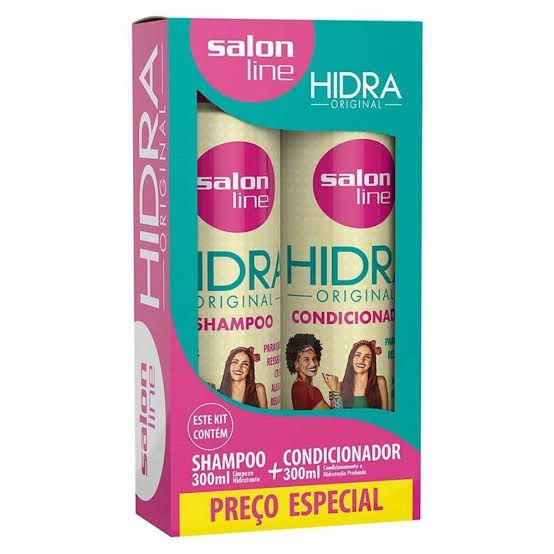 Salon Line Kit Shampoo e Condicionador 300 Ml Hidra Original