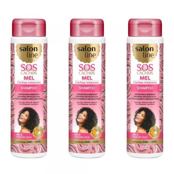 Salon Line Mel Shampoo 300ml (Kit C/03)