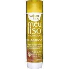 Salon Line Meu Liso Alinhado Shampoo 300ml (Kit C/06)
