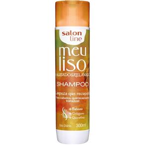 Salon Line Meu Liso Shampoo Alisado e Relaxado - 300 Ml