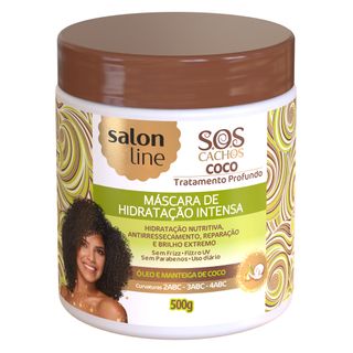 Salon Line S.O.S Cachos Coco - Máscara de Hidratação Intensa 500g