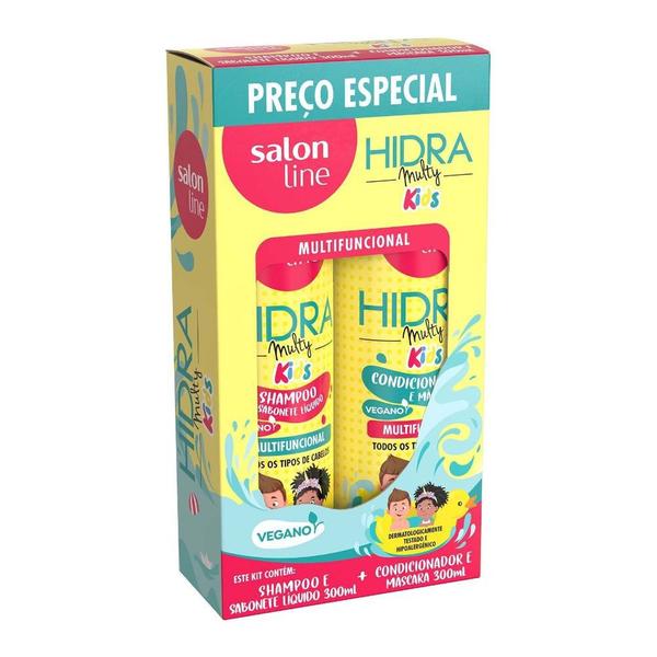 Salon Line Shampoo + Condicionador Hidra Multy Kids - 300ml