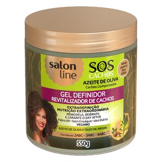 Salon Line SOS Azeite de Oliva - Gel Revitalizador 550g