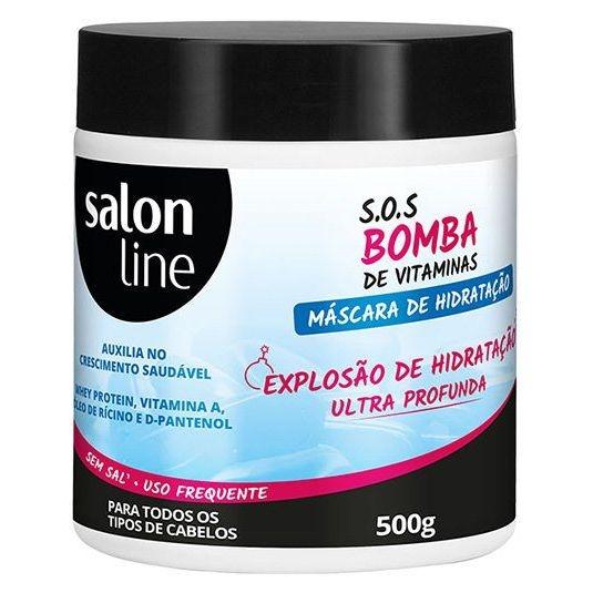 Salon Line SOS Bomba Explosão de Hidratação Profunda Máscara 500g