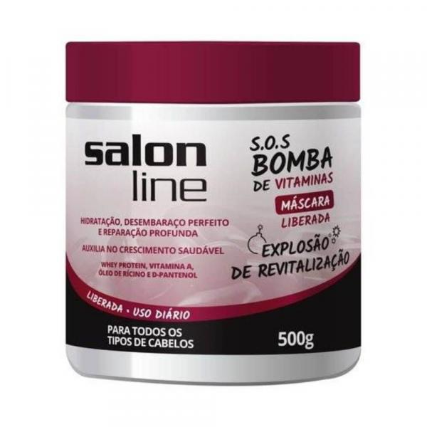 Salon Line Sos Bomba Hidratação Liberada Máscara 500ml