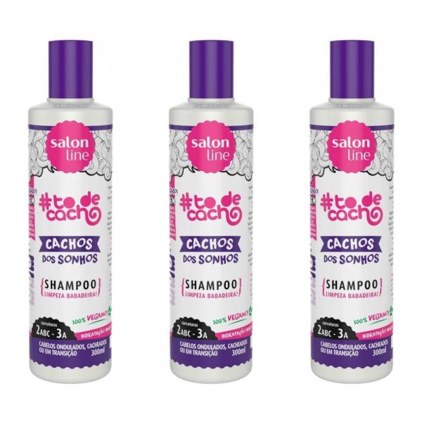 Salon Line Tôdecacho dos Sonhos Shampoo 300ml (Kit C/03)