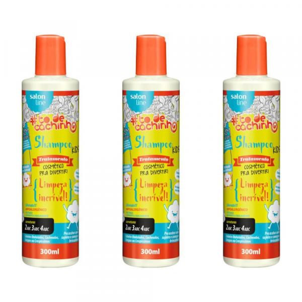 Salon Line Tôdecacho Kids Shampoo 300ml (kit C/03)