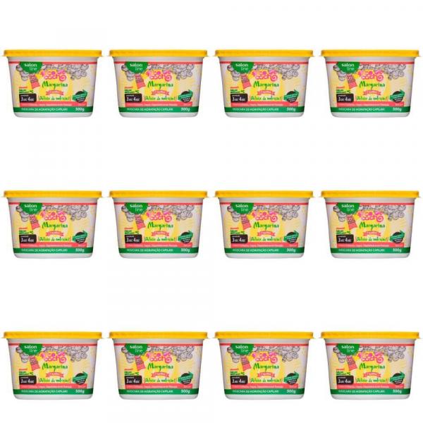 Salon Line Tôdecacho Margarina Nutrição Máscara 500g (Kit C/12)