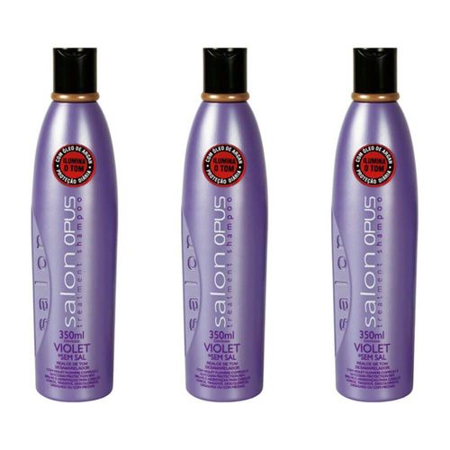 Salon Opus Violet Shampoo 350ml (kit C/03)