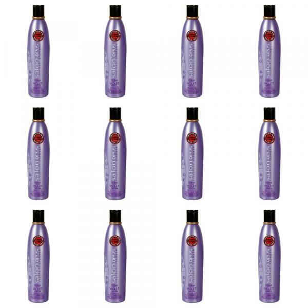Salon Opus Violet Shampoo 350ml (Kit C/12) - Salon Line