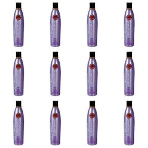 Salon Opus Violet Shampoo 350ml - Kit com 12