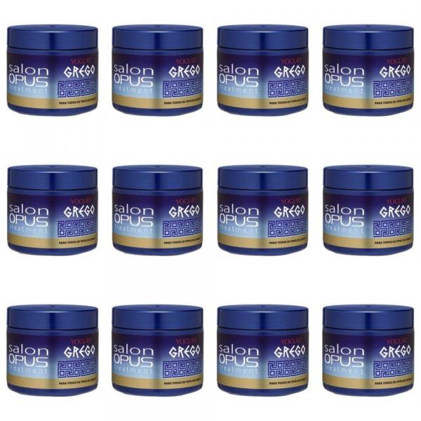 Salon Opus Yogurt Grego Máscara 400g (Kit C/12) - Salon Line