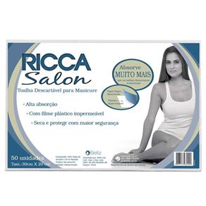 Salon Toalha Descartável para Manicure 50 Unid - 3229 - Ricca