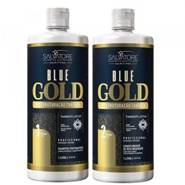 Salvatore Escova Progressiva Blue Gold (2x1 Litro)