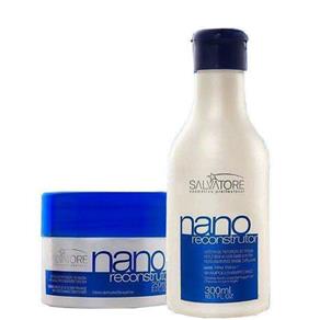 Salvatore Kit Nano Reconstrutor Shampoo 300ml + Máscara 250g