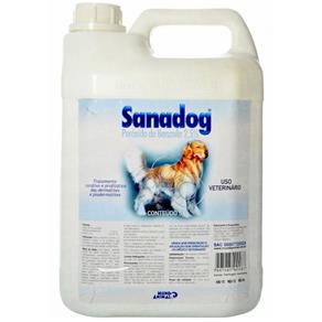 Sanadog Shampoo Dermatológico Cães? 5L _ Mundo Animal