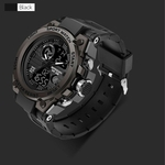 Sanda Men Sport Watch Dual Display Analog Digital LED Electronic Wrist Watches