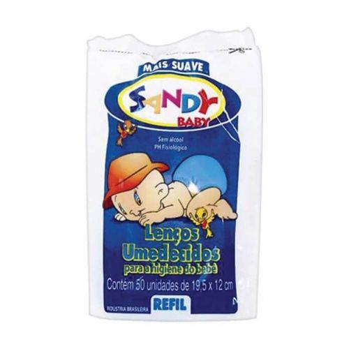 Sandy Baby Lenços Umedecidos Infantil Refil C/50