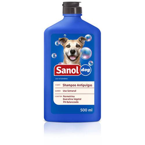 Sanol Dog Shampoo Anti Pulgas 500ml