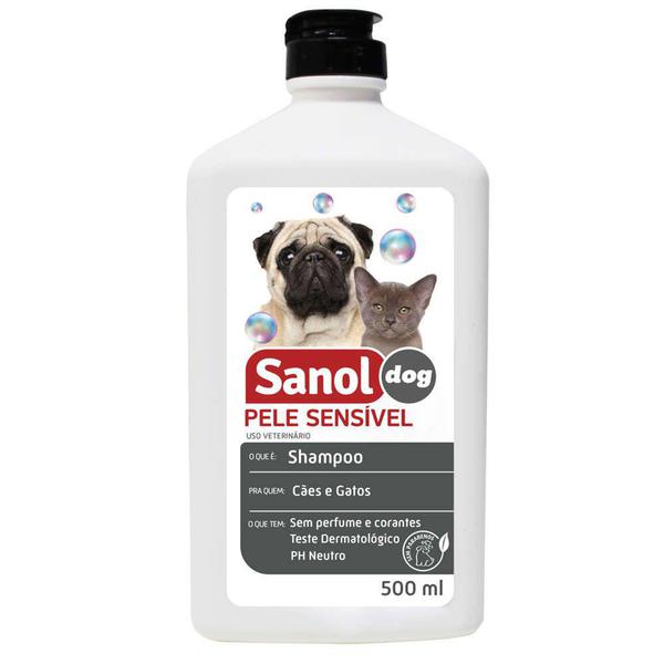 SANOL Shampoo Pele Sensível - 500ml - Sanol Dog