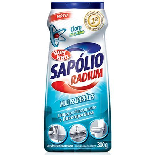 Saponáceo Sapólio Radium em Pó Cloro 300 G